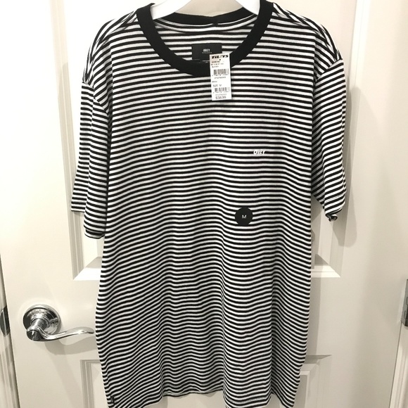 OBEY- Apex Striped Crew Sk8R Shirt (NWT) - Picture 9 of 15
